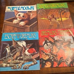 Gremlins record story books 45 LP